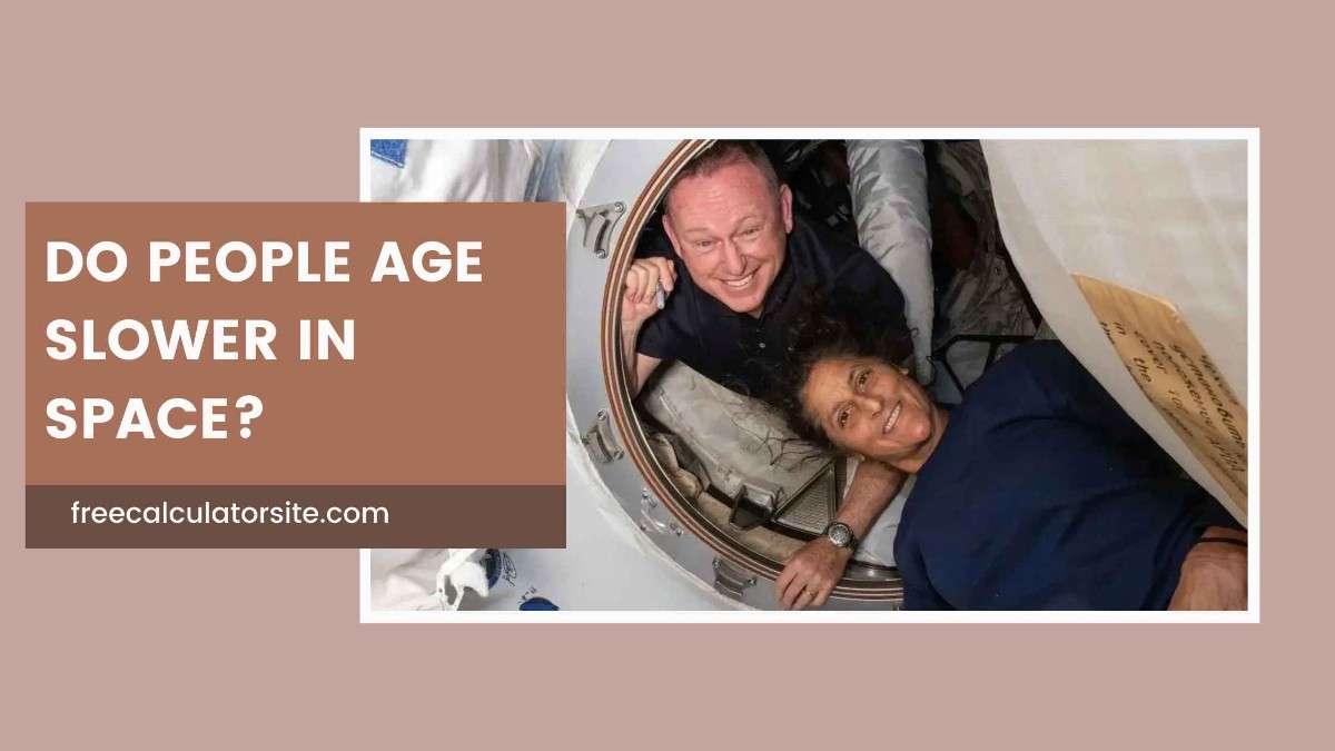 Do People Age Slower in Space?