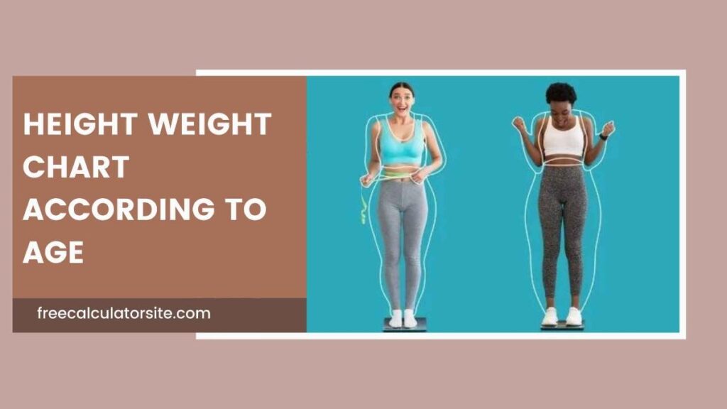 Height Weight Chart For Male And Female According To Age